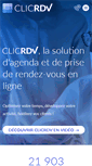 Mobile Screenshot of clicrdv.com